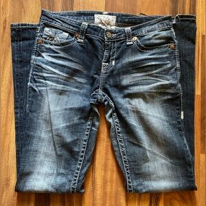 Big Star Women's Straight Leg Jeans - Dark Blue